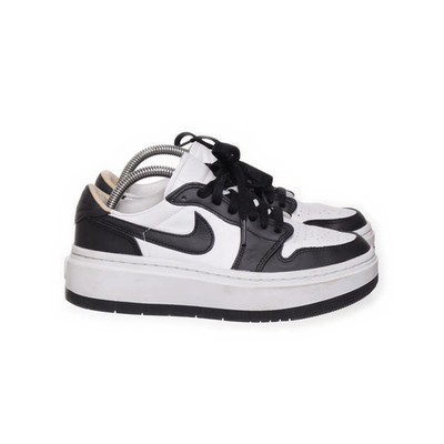 Nike Air Jordan, Sneaker, Größe: 38,  1 Elevate Low , Leder, Weiß/Schwarz #8bX
