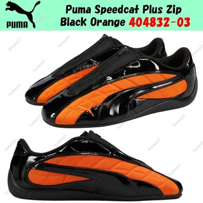 Puma Speedcat Plus Zip Black Orange 404832-03 Men's Size | eBay