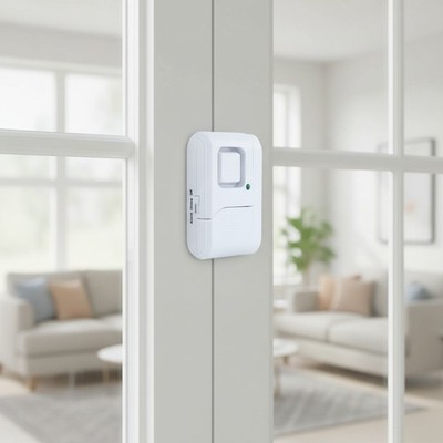 Battery Operated Security System with Included Night Lights for Safety