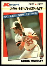 Eddie Murray 1987 Topps Kmart 25th Anniversary Baseball's