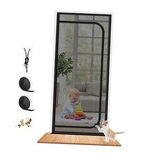 Upgraded Reinforced Pet Screen Door Thickened Cat Resistant Mesh Screen Door