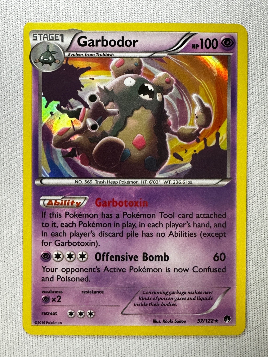 Garbodor Holo Rare XY - BREAKpoint 57/122 LP