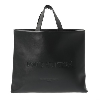 LOUIS VUITTON Shopper Tote MM LV Packaging M13979 black Women Tote Bag