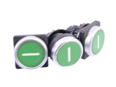   GREEN PUSH BUTTON 3PCS *bn