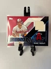 2024 Topps Mike Trout City Connect Relic Angels Game Used Jersey Card MLB