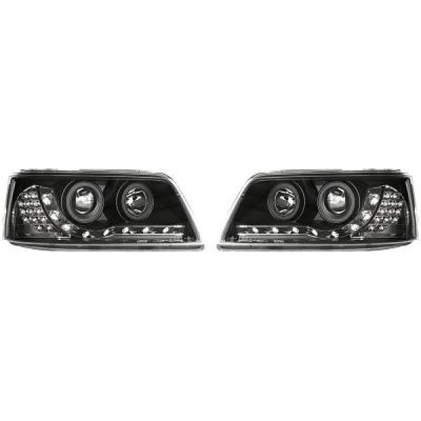 Scheinwerfer Passend FüR Set VW T5 Baujahr 03-09 Klarglas/Schwarz-image