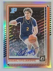 Andrej Stojakovic 2025-26 Donruss Optic Signatures Silver Prizm Auto 58/99 1st