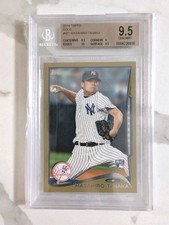 2014 Topps Gold 661 Masahiro Tanaka Rookie RC #/2014 BGS 9.5