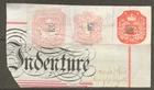 Scarce DUPLICATE/Counterpart £2 15 Shillings Customs Label on INDENTURE Piece