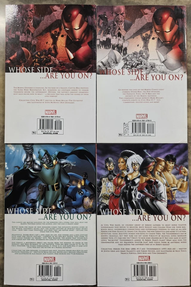 Civil War: TPB Lot (16 Volumes) Marvel Comics (Millar / McNiven / Straczynski) - Image 3 of 4