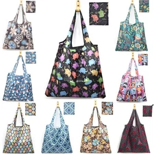 9 Pack Reusable Grocery Bags Foldable Shopping Bags Heavy Duty Envirosax Bags Wa