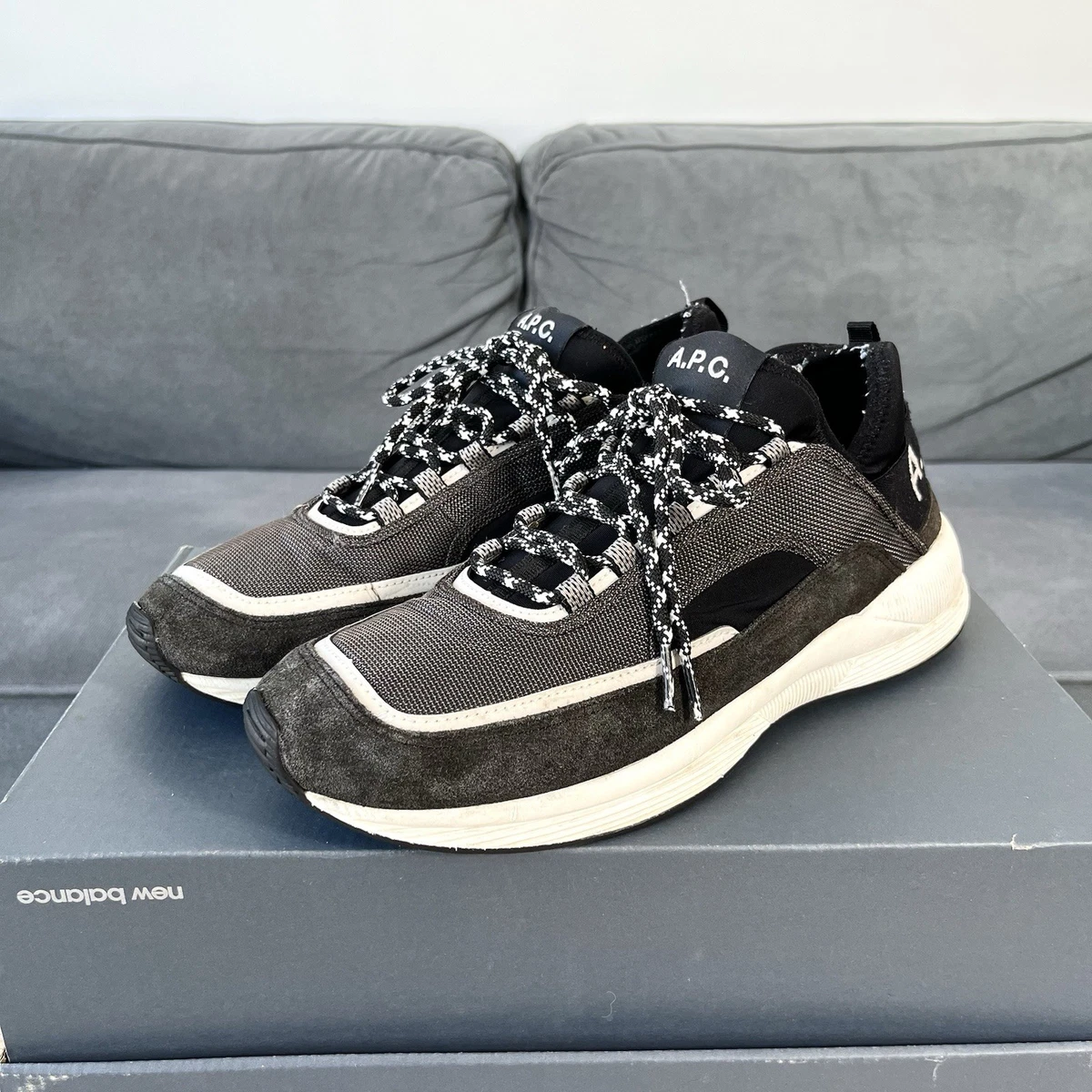 A.P.C Running Homme Sneakers Men\'s Size 11 A.P.C. Applies its Signature Minimalism to the Dad Sneaker | GQ main image 3
