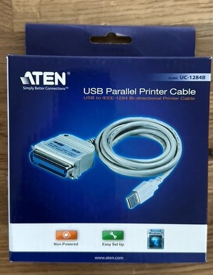 ATEN UC1284B Drucker-Adapterkabel USB zu Parallel IEEE1284 OVP
