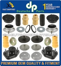 FRONT + REAR Strut Shock Mount Mounts + BUMP STOP + DUST BOOT 24 for BMW E83 X3