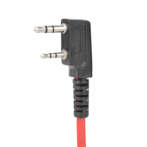 2-pinowy zestaw słuchawkowy mikrofonu PTT Walkie Talkie Słuchawki douszne do radia Kenwood / Baofeng - Zdjęcie 7 z 28