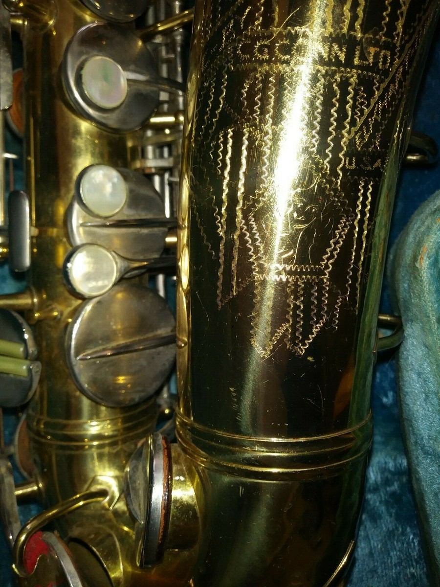 Vintage Conn alto sax naked lady saxophone 1953 with