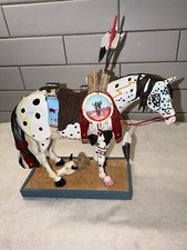 2003 The Trail Of Painted Ponies No. 1452 War Pony Appaloosa Retired With Box