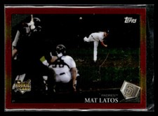 2009 Topps #RHR7 Mat Latos Red Hot Rookie Exchange card
