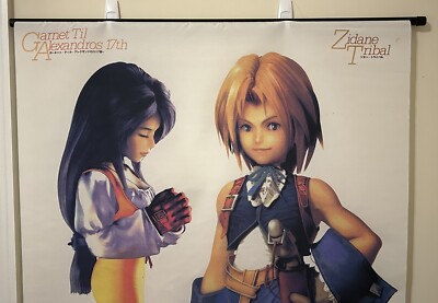 Final Fantasy IX - FF9 - Zidane - Garnet - Scroll Wallscroll