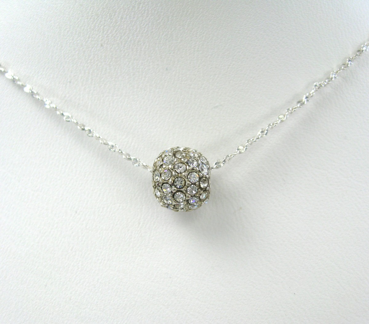 アクセサリー TETOME CRYSTALBALL+SILVER CHAIN NECKLACE chic-2pcs-silver-tone-star-
