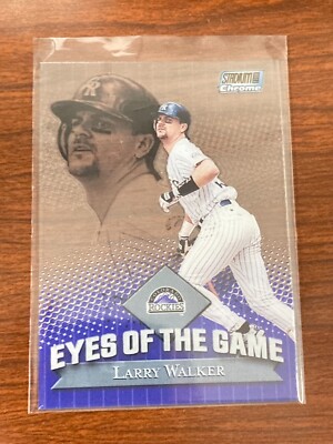 LARRY WALKER 2000 TOPPS STADIUM CLUB CHROME COLORADO ROCKIES CARD #EG9 ...