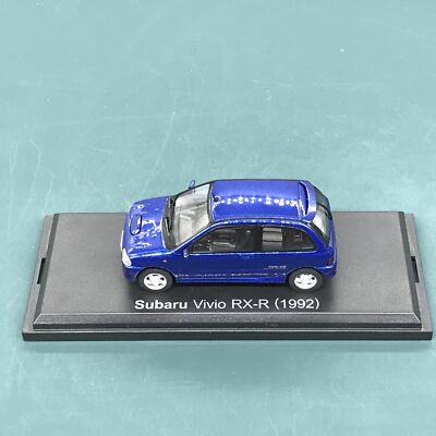Norev 1/43 Subaru Vivio RX-R Bleue 1992 Collection Japon état Neuf Boîte