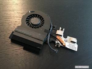 HP EliteBook 2540p Ersatzteil: CPU Cooler, Fan Heatsink 598789-001, AD6005MX-GEB