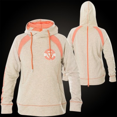 AMERICAN FIGHTER Affliction Damen Hoody Midline Stability Beige Hoodies 