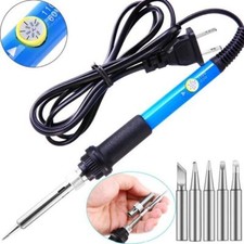 Electric Soldering Iron Gun Adjustable Temperature 60W 110V Welding Solder Wire