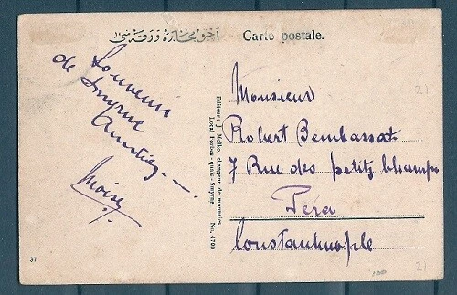 ITALIA Sc SIN LISTAR 2 PIEZAS PAVO POSTA MILITARE otro ARR CDS Constantinopla en muy buen estado Foto 2 de 3