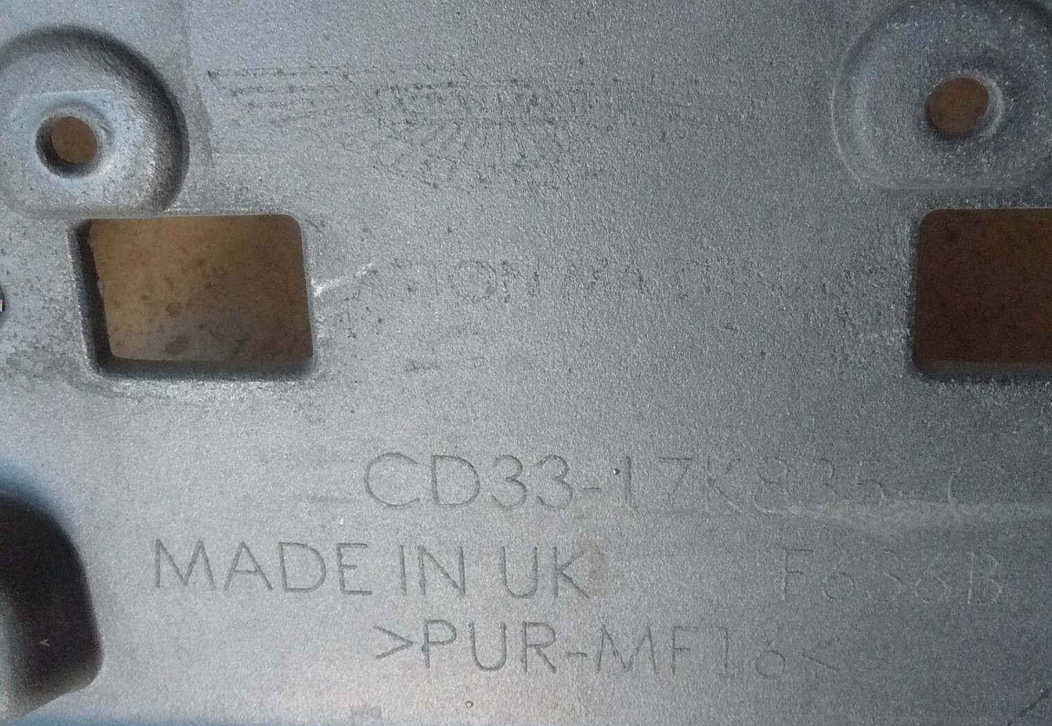 2014-2018 Aston Martin V12 Vanquish Rear Bumper Upper Cover CD33-17K835 OEM