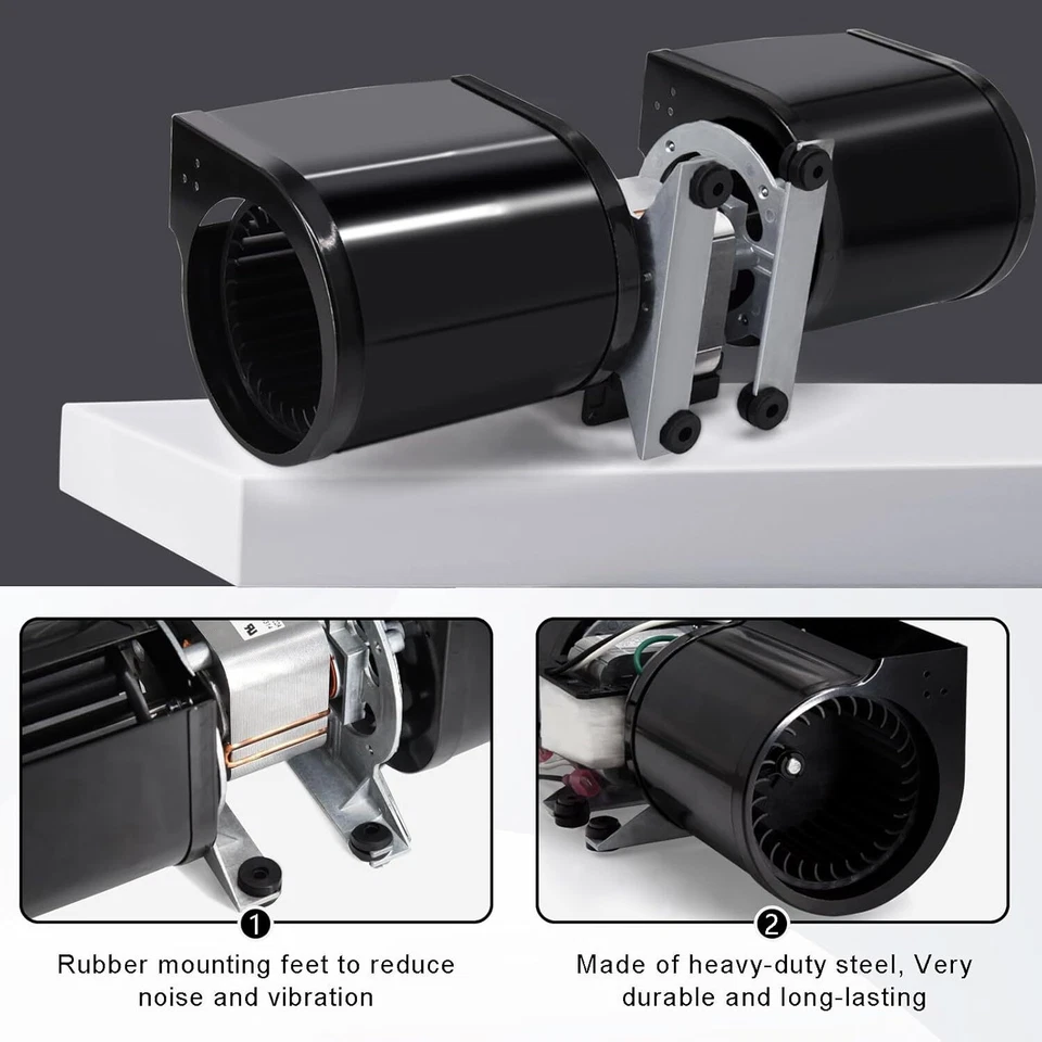 Ventilador soplador de chimenea GFK-160 GFK-160A GFK-160B para Heat N Glo, Quadra Fire EE. UU. Foto 4 de 4