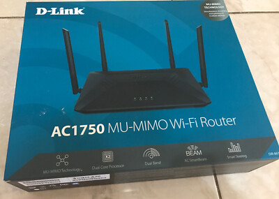 D-Link WiFi Router AC1750 MU-MIMO WiFi Router, High Speed