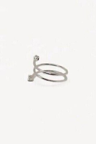 2 Ct Round Cut Lab Created Diamond Engagement Band Ring 14K White Gold ...