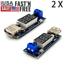 2PCS DC-DC 4.5-40V to 5V 2A Voltage Step Down Buck Converter Power Supply Module