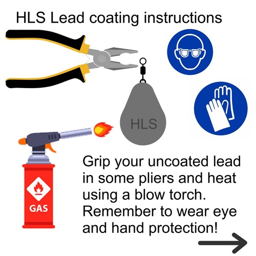 Lead coating powder Camo brown Jig head plastic HLS Carp fishing tackle - Bild 4 von 8