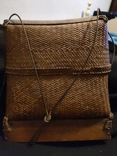Antique Chinese Fish Basket With Coins On Sides Dated From 1730 To 1820
