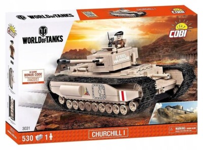COBI 3031 World Of Tanks Churchill I USADO EN PERFECTO ESTADO