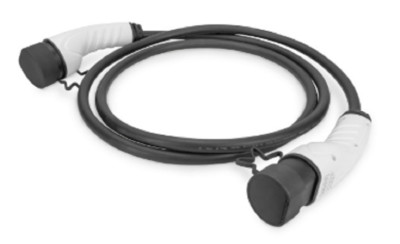 DIGITUS Mode 3 Ladekabel für Elektroautos & PHEV 5M Typ 2, 1-Phasig, 32 A, 7,4 k