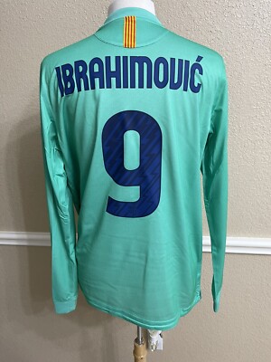 Barcelona Ibrahimovic CLPlayer Issue Jersey Nike Football