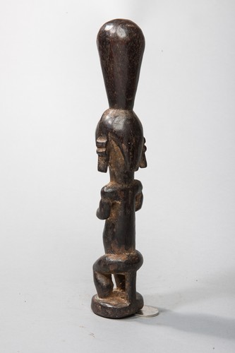 Fang, Seated Male Statue, Central Gabon, African Tribal Art, Sculpture - 第 6/6 張圖片