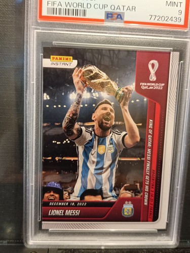 2022 Panini Instant #118 Lionel Messi FIFA World Cup Qatar - Imagen 5 de 12