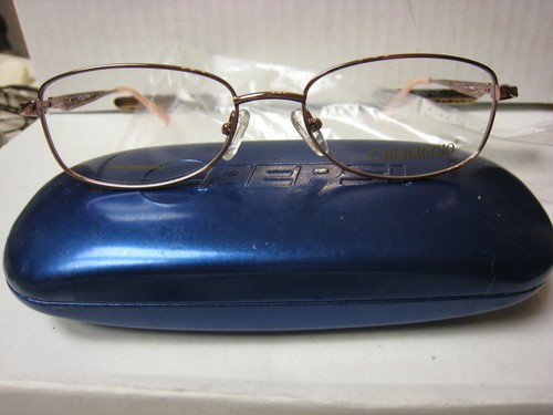 CARAVAGGIO EYEGLASS FRAMES Style  LILY in  PINK Sz. 53-17-135   Free  CASE