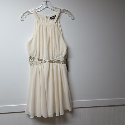 NWT Lulus Fit and Flare Dress Cream Lined Halter Party Dress Size S | eBay NWT Lulus Fit and Flare Dress Cream Lined Halter Party Dress Size S | eBay