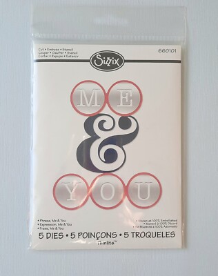 Sizzix Me & You Thinlits Metall-Stanz-Set