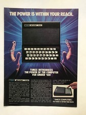 Timex Sinclair 1000 Computers Vintage 1982 Print Ad