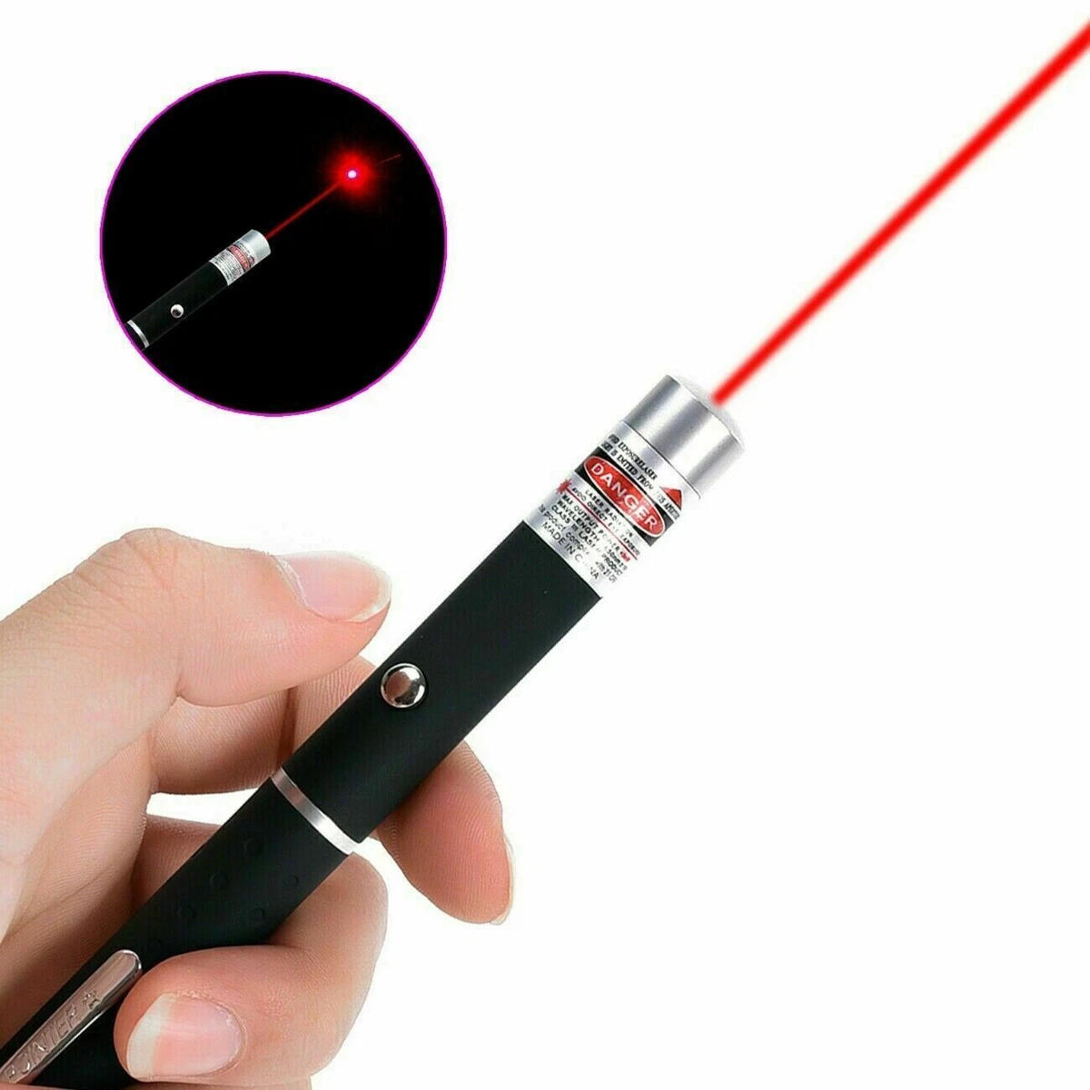 Red Laser Pointer Pen Light Beam Pet Cat Toy Dog Bright 1mW Lazer