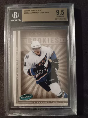 2005 Parkhurst  Alexander Ovechkin Rookie  BGS 9.5