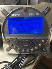 ACTIVATED EUC CRSR-10 SANYO receiver Sirius XM only PRE FCC FM W/ power block