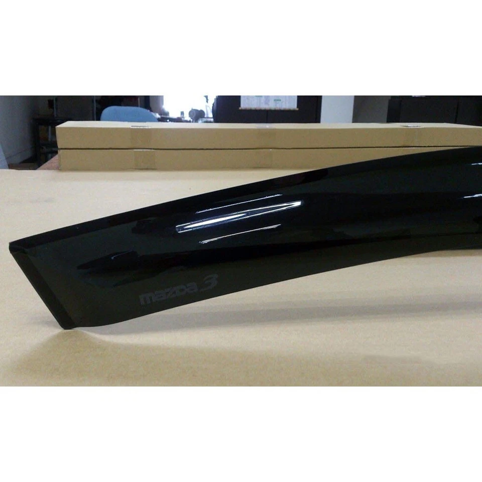 FITS FOR MAZDA 3 5DR 2009-2013 Window Visor Vent Sun Shade Rain Guard 4pcs Foto 4 de 4